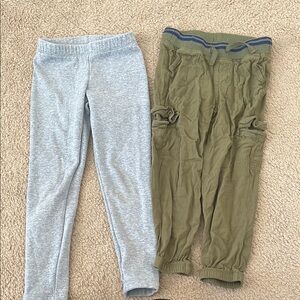🔥3 for $10 -Cat & Jack Gray and Green Sweatpants and Joggers